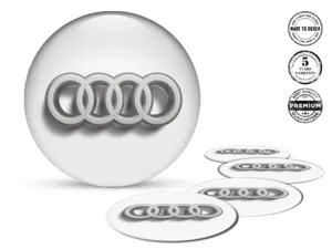 Audi Adesivo Auto Cerchi Distintivi Resina Pregiati